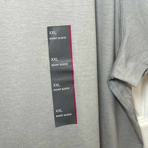 NWT All In Motion Men's Short Sleeve Performance T-Shirt Gray Size 2XL - Picture 9 of 16